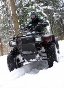 atv snow plow studs traction